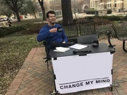 Change My Mind meme about Orla Kiely