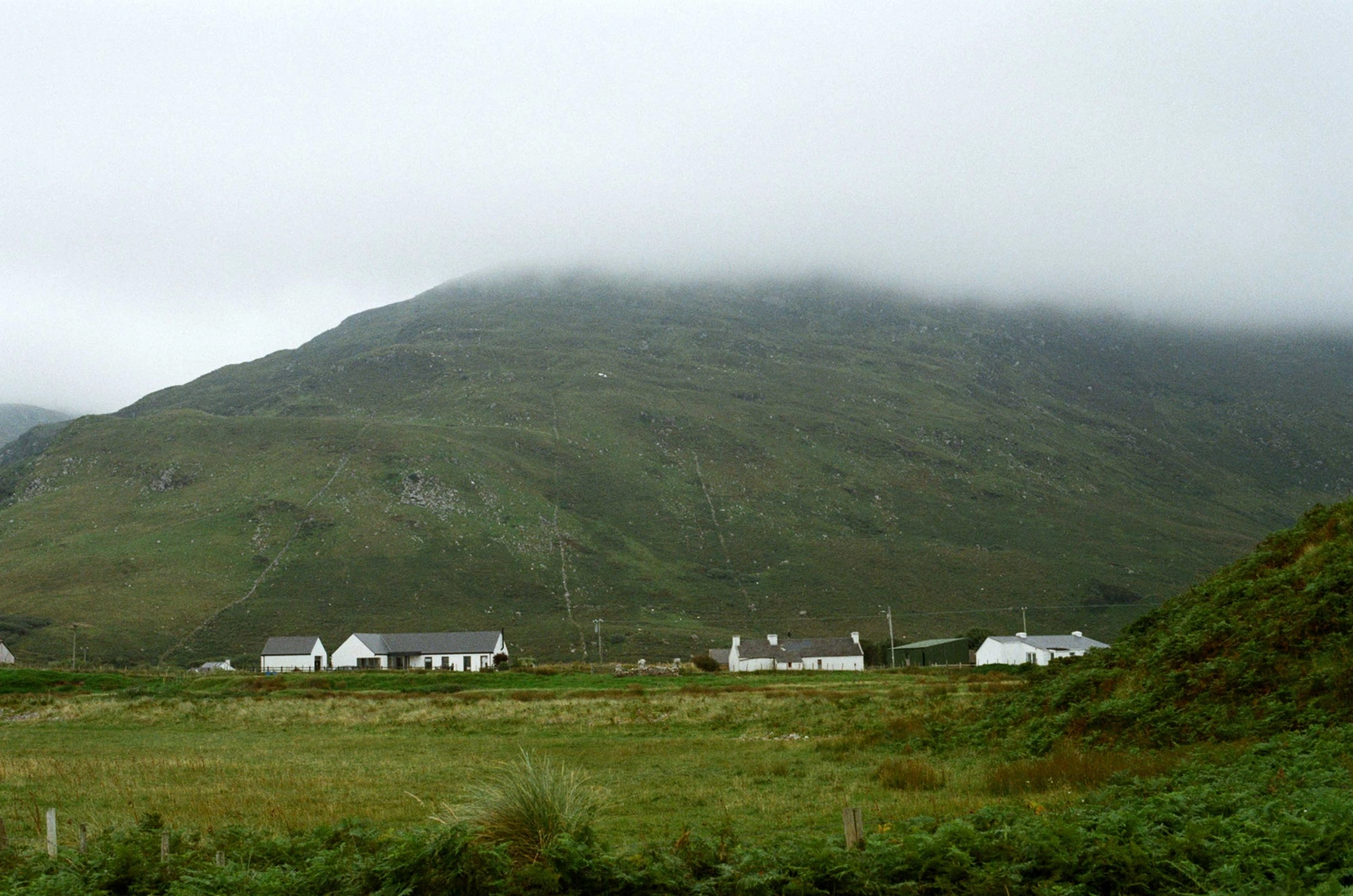 Mountain landscape under low cloud, used as the Orla Kiely home page opening photograph