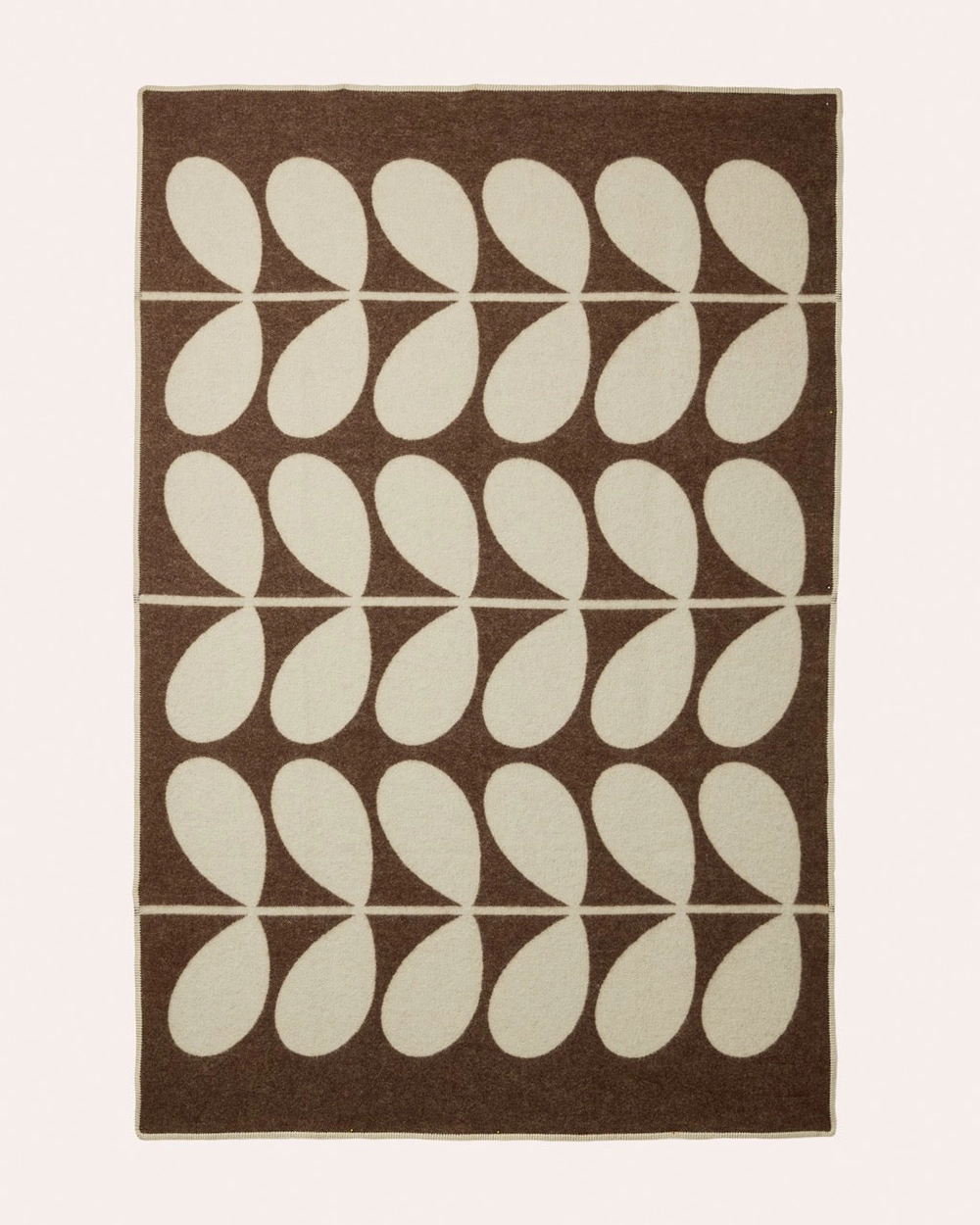 Wool Blanket - Solid Stem Brown